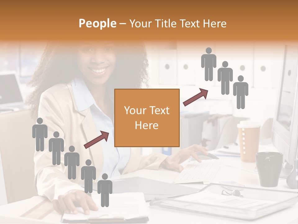 Writing Cheerful Black PowerPoint Template