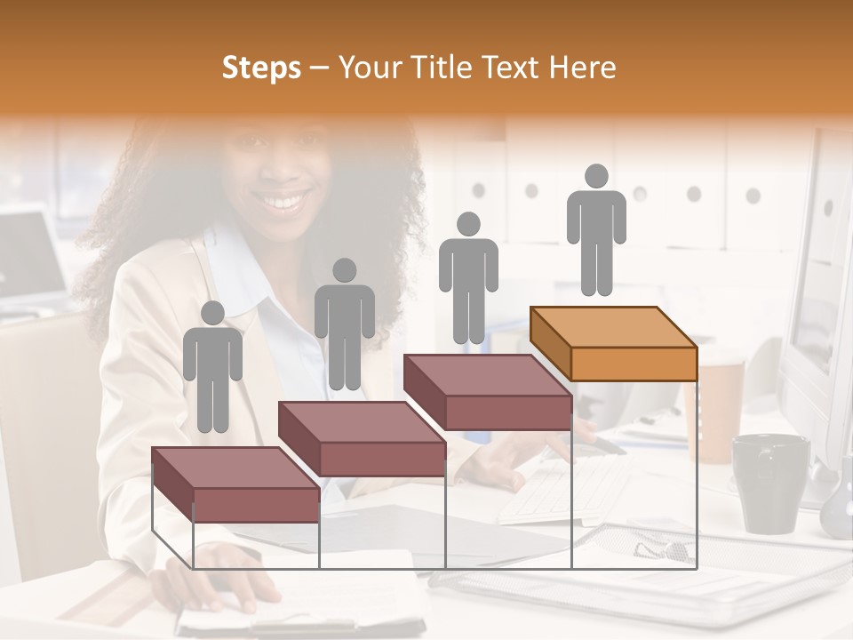 Writing Cheerful Black PowerPoint Template