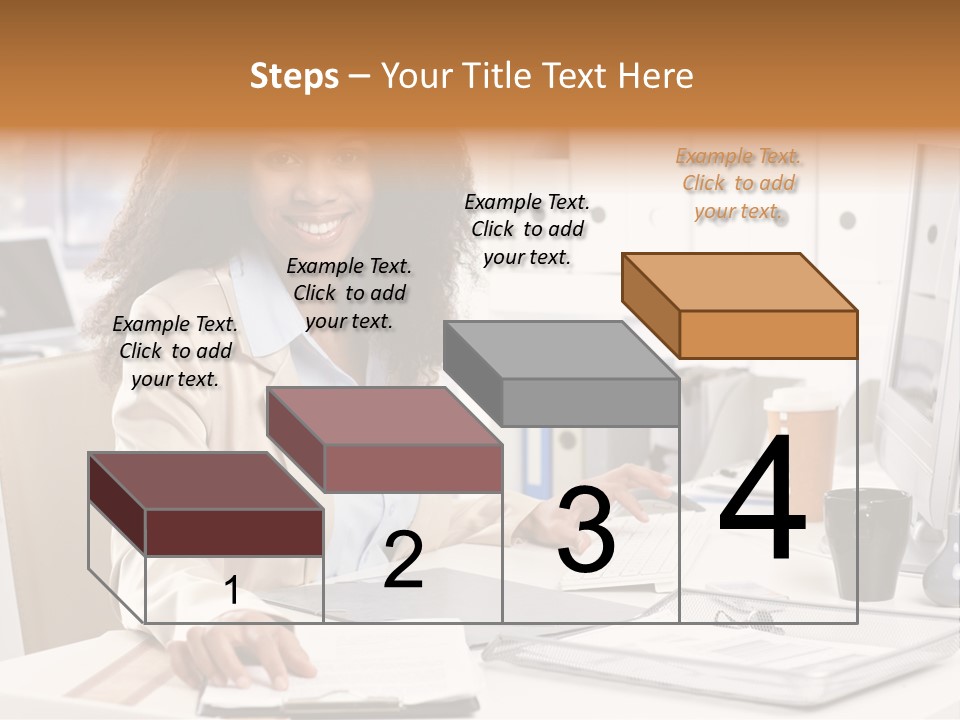 Writing Cheerful Black PowerPoint Template