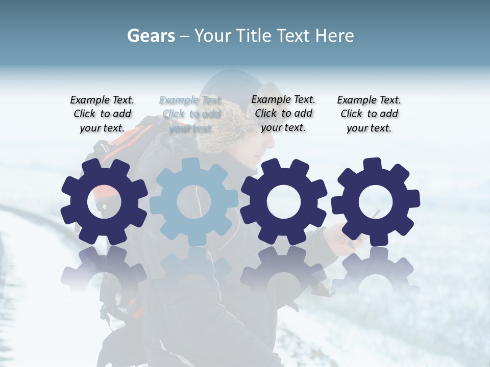 Mobile Black Peak PowerPoint Template