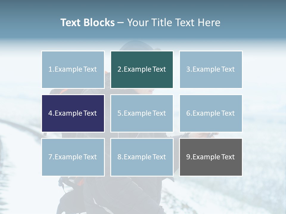 Mobile Black Peak PowerPoint Template