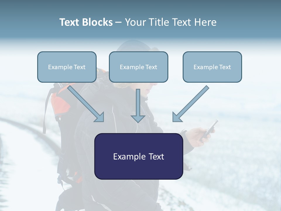 Mobile Black Peak PowerPoint Template