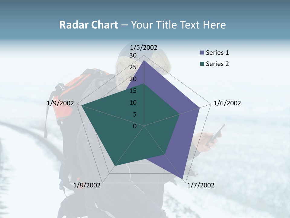 Mobile Black Peak PowerPoint Template