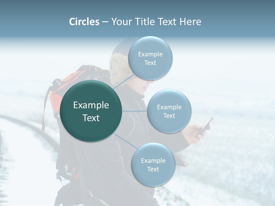 Mobile Black Peak PowerPoint Template