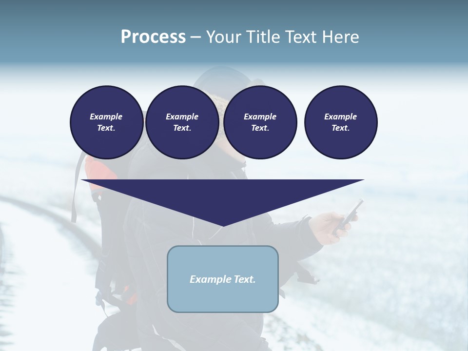 Mobile Black Peak PowerPoint Template
