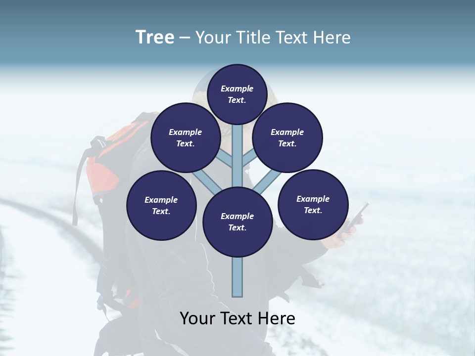 Mobile Black Peak PowerPoint Template