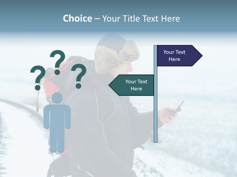 Mobile Black Peak PowerPoint Template