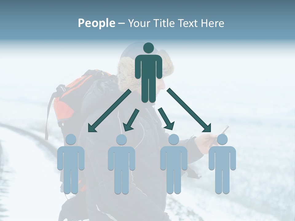Mobile Black Peak PowerPoint Template