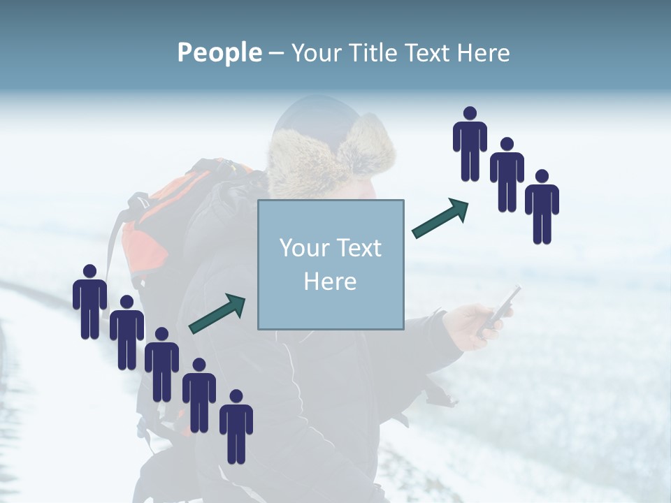 Mobile Black Peak PowerPoint Template