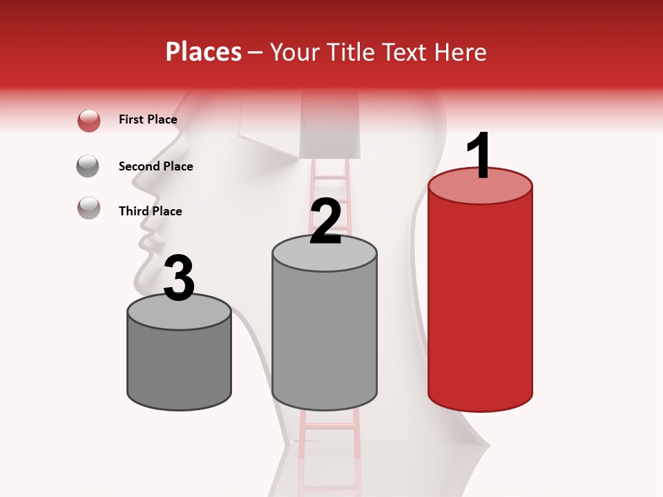 Path Stair Ladder PowerPoint Template