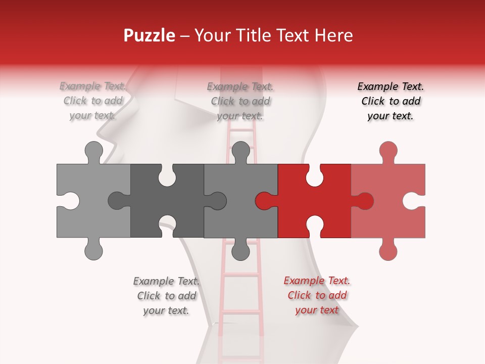 Path Stair Ladder PowerPoint Template