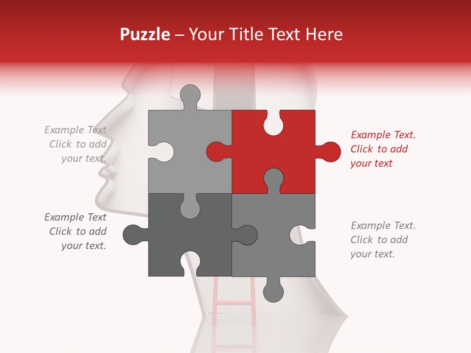 Path Stair Ladder PowerPoint Template