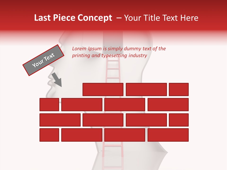 Path Stair Ladder PowerPoint Template