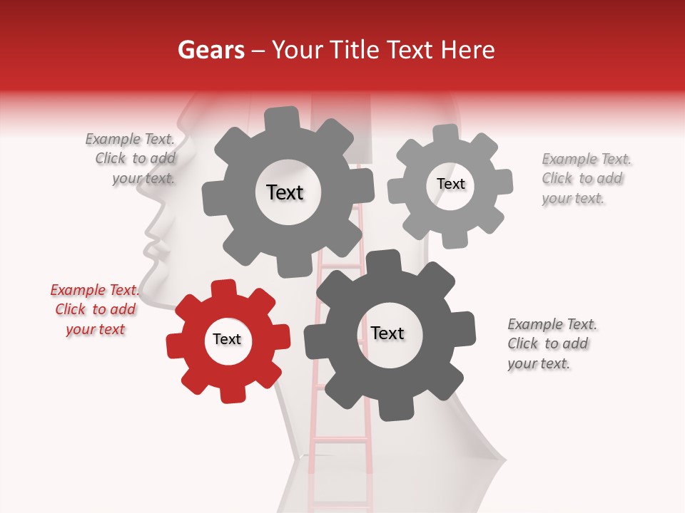 Path Stair Ladder PowerPoint Template