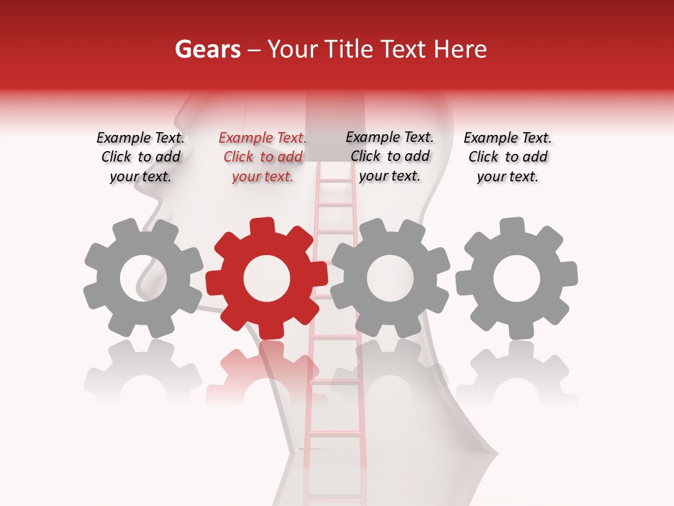 Path Stair Ladder PowerPoint Template