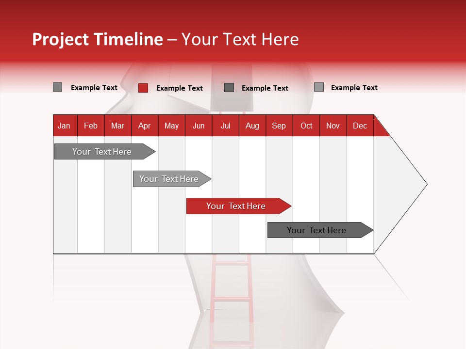 Path Stair Ladder PowerPoint Template