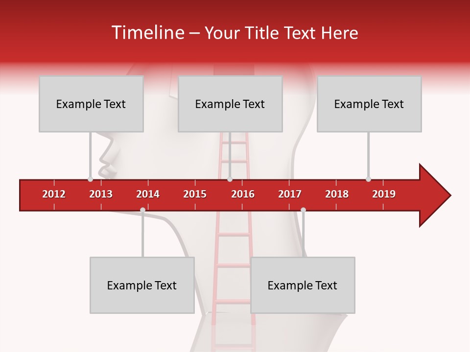 Path Stair Ladder PowerPoint Template