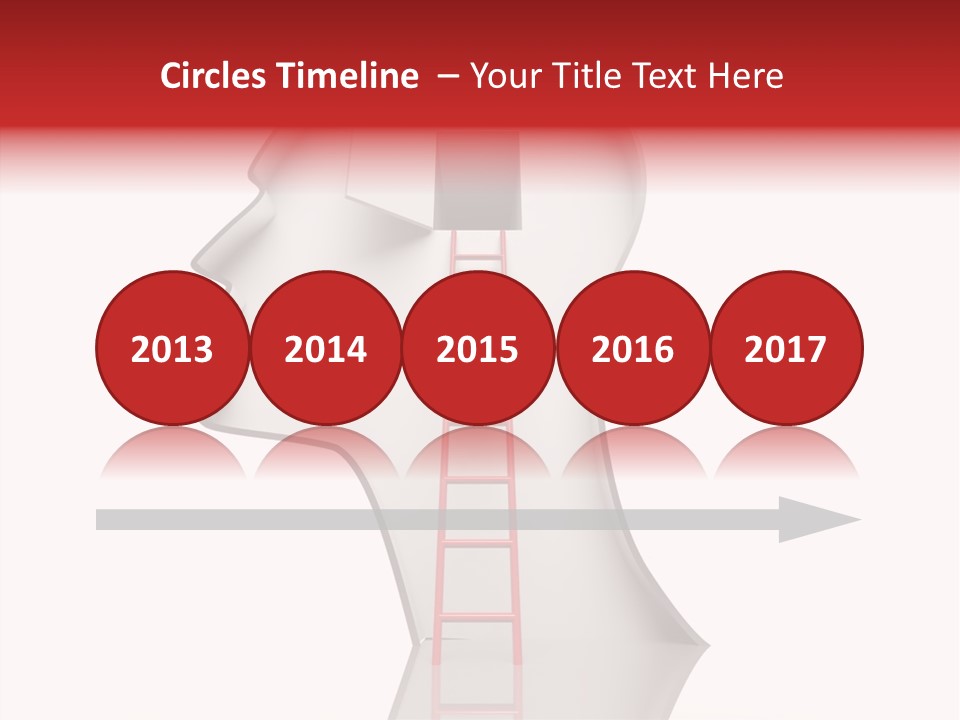 Path Stair Ladder PowerPoint Template