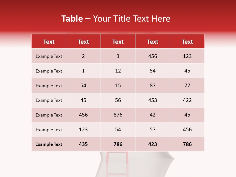 Path Stair Ladder PowerPoint Template
