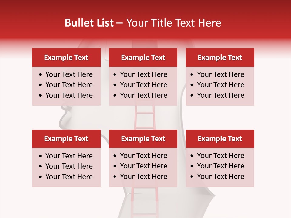 Path Stair Ladder PowerPoint Template