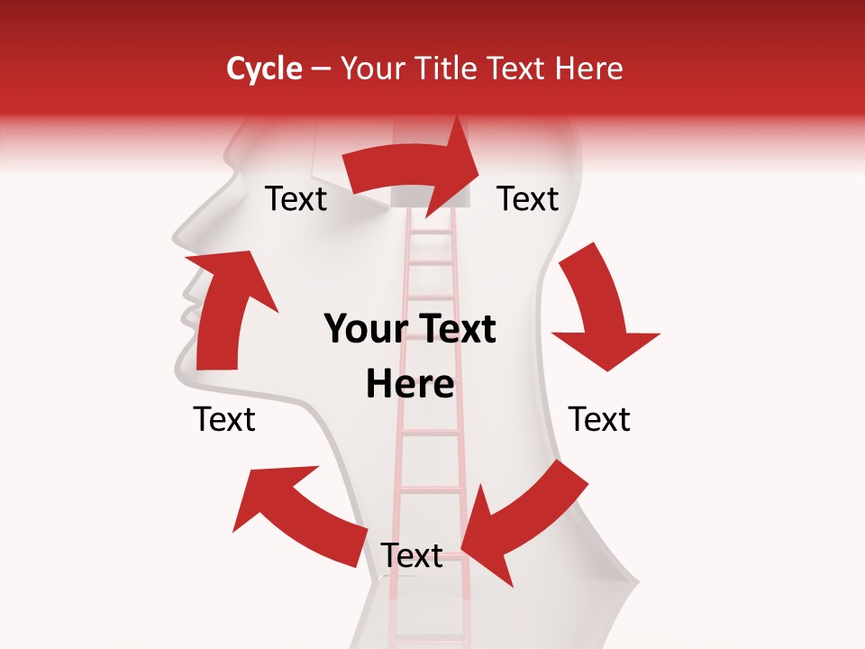 Path Stair Ladder PowerPoint Template