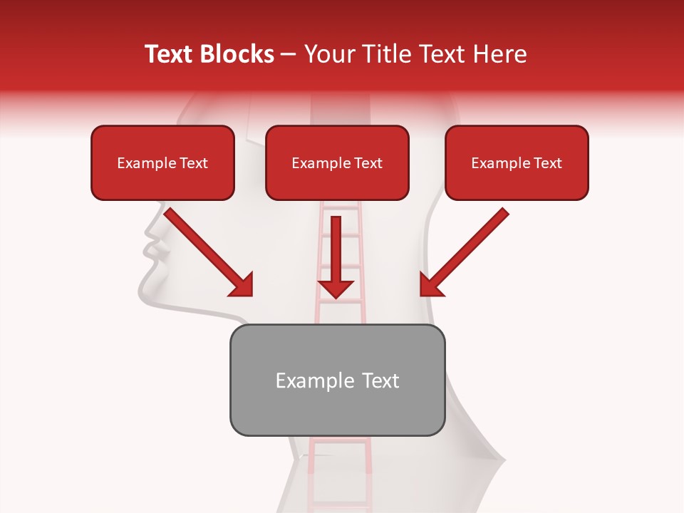 Path Stair Ladder PowerPoint Template
