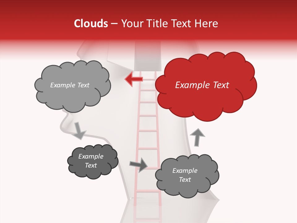 Path Stair Ladder PowerPoint Template