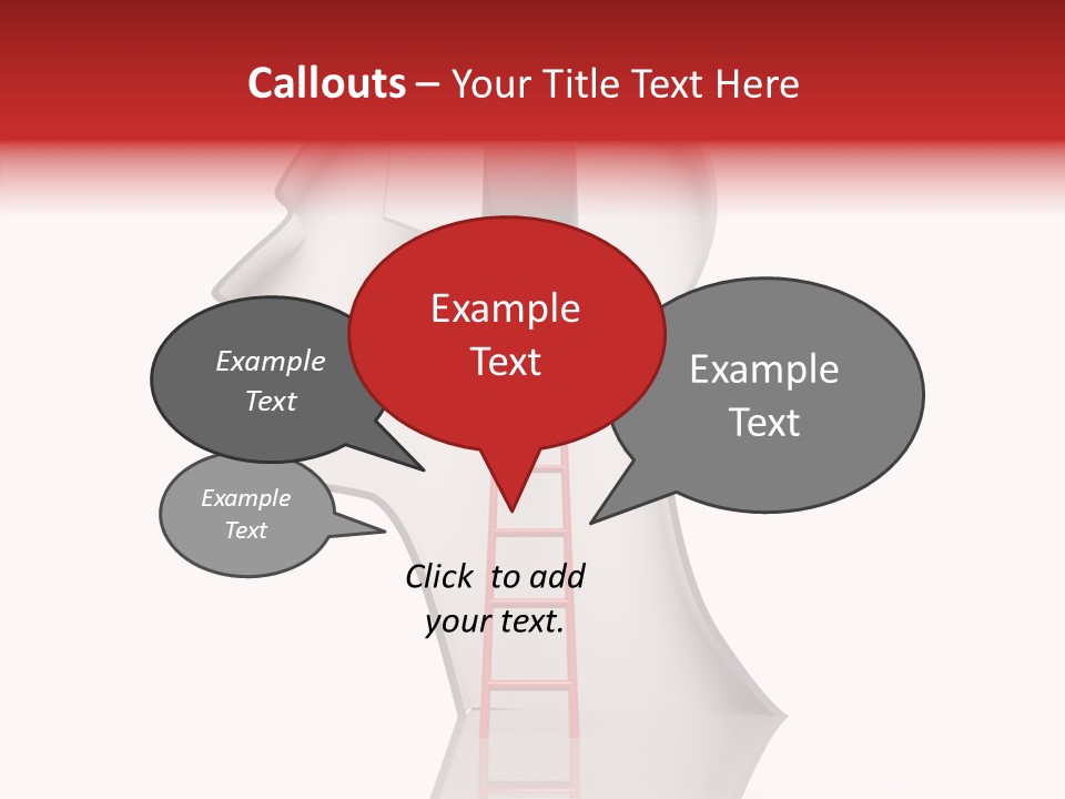 Path Stair Ladder PowerPoint Template