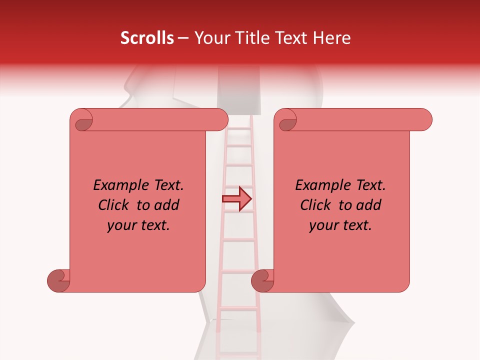Path Stair Ladder PowerPoint Template