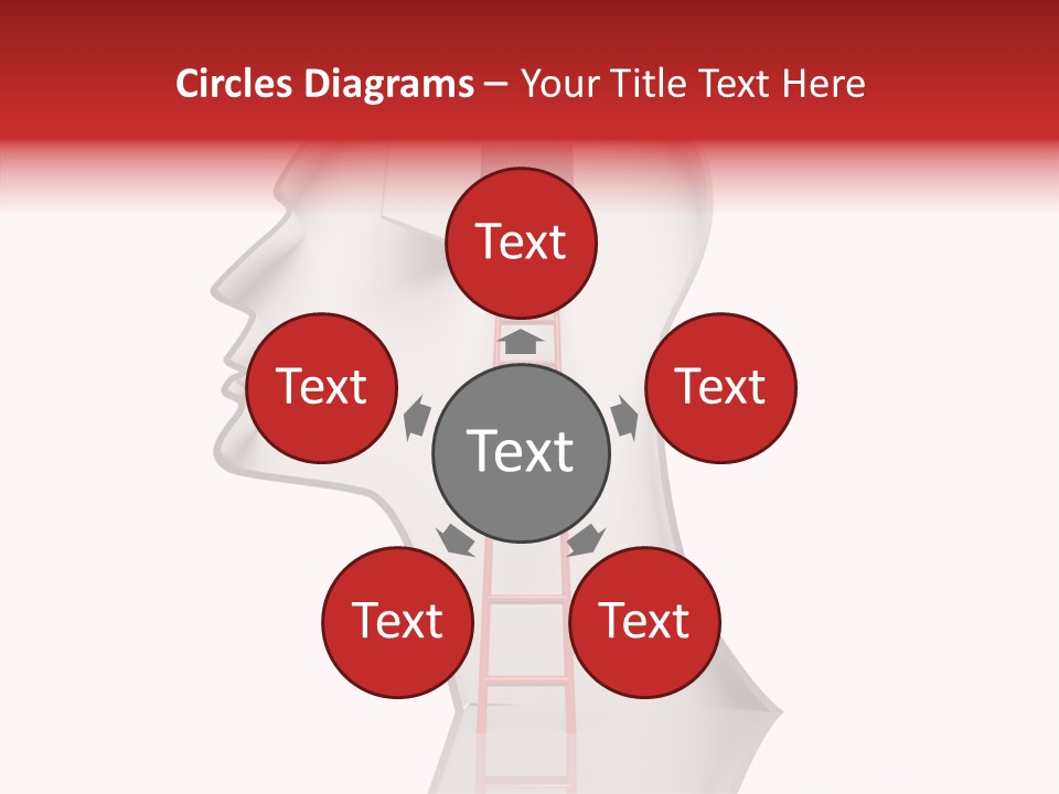 Path Stair Ladder PowerPoint Template