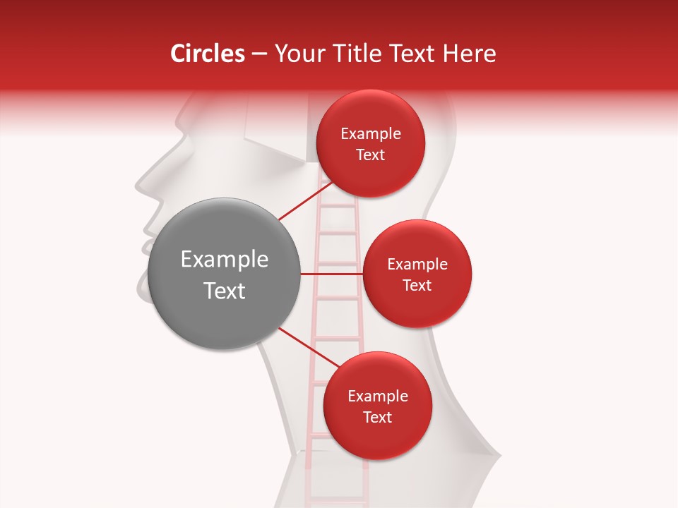 Path Stair Ladder PowerPoint Template
