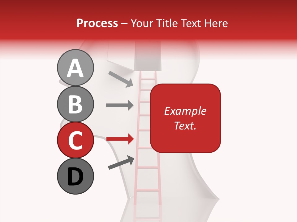 Path Stair Ladder PowerPoint Template