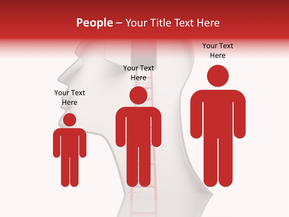 Path Stair Ladder PowerPoint Template
