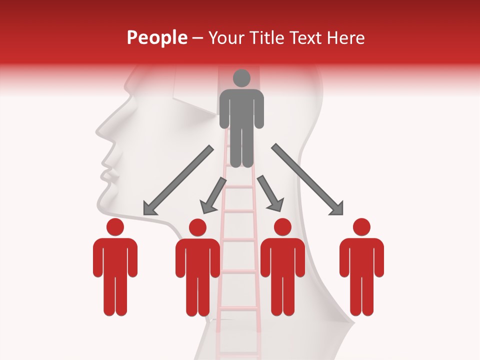 Path Stair Ladder PowerPoint Template