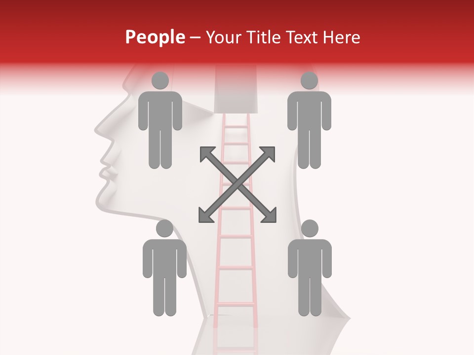 Path Stair Ladder PowerPoint Template