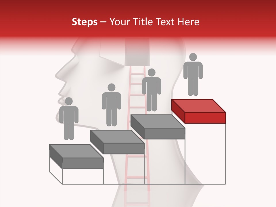 Path Stair Ladder PowerPoint Template