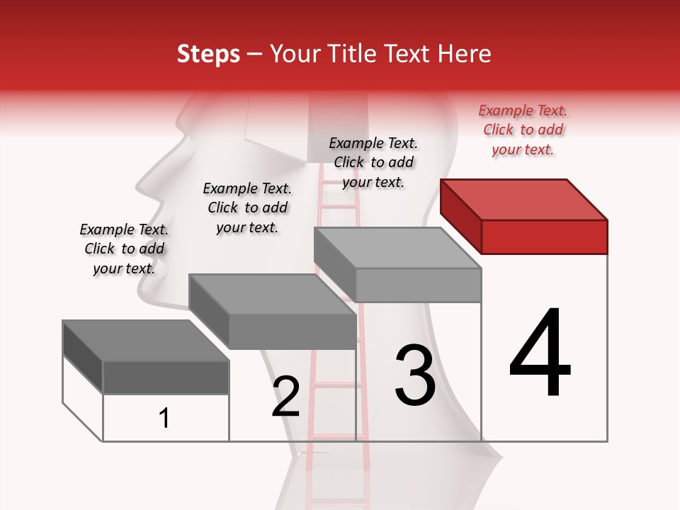 Path Stair Ladder PowerPoint Template