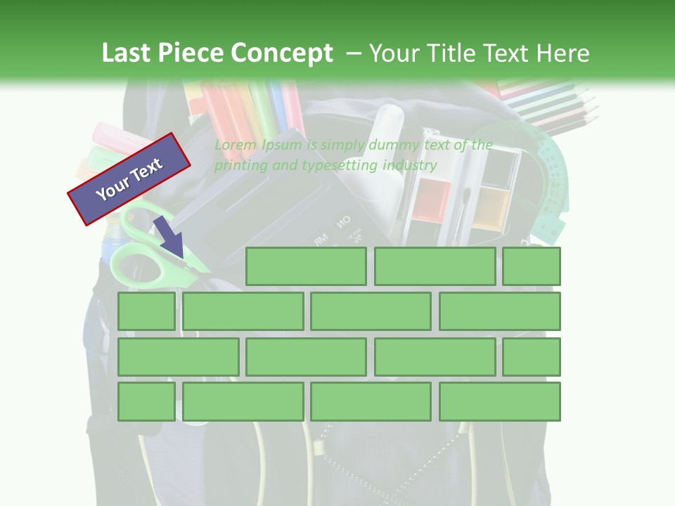 Equipment Board Isolated PowerPoint Template