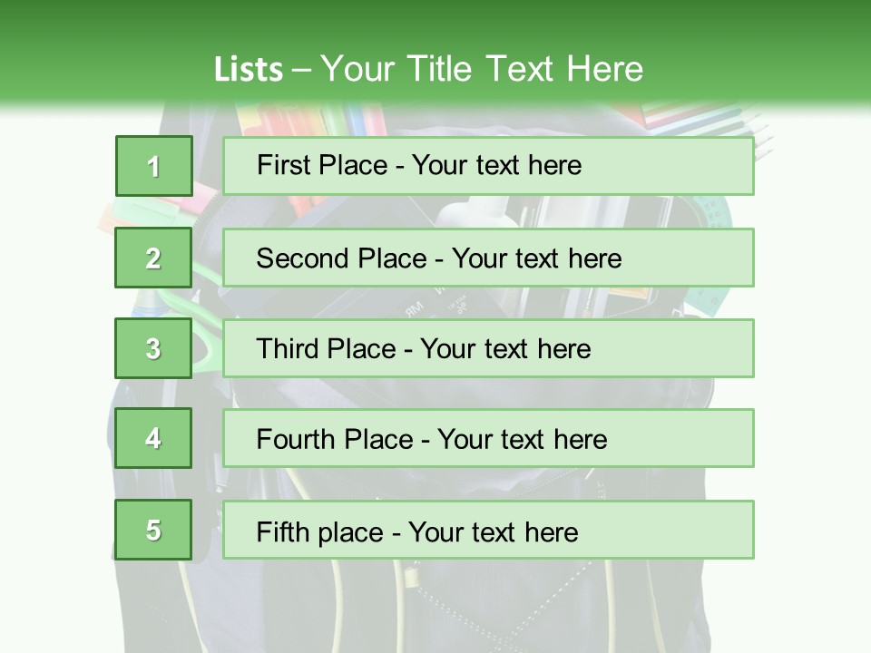 Equipment Board Isolated PowerPoint Template