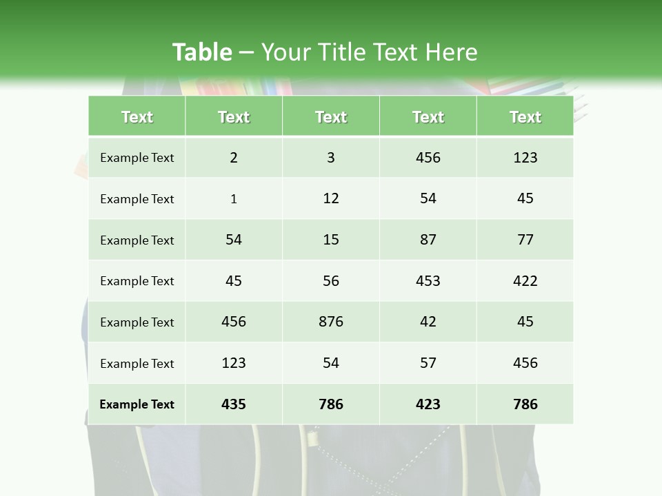 Equipment Board Isolated PowerPoint Template