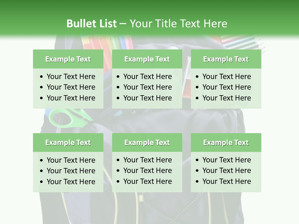 Equipment Board Isolated PowerPoint Template