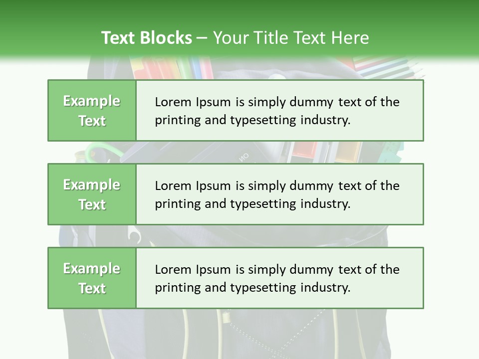 Equipment Board Isolated PowerPoint Template