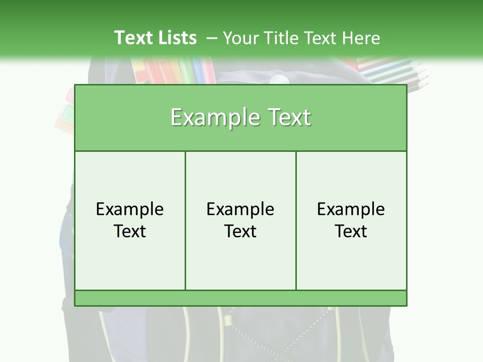 Equipment Board Isolated PowerPoint Template
