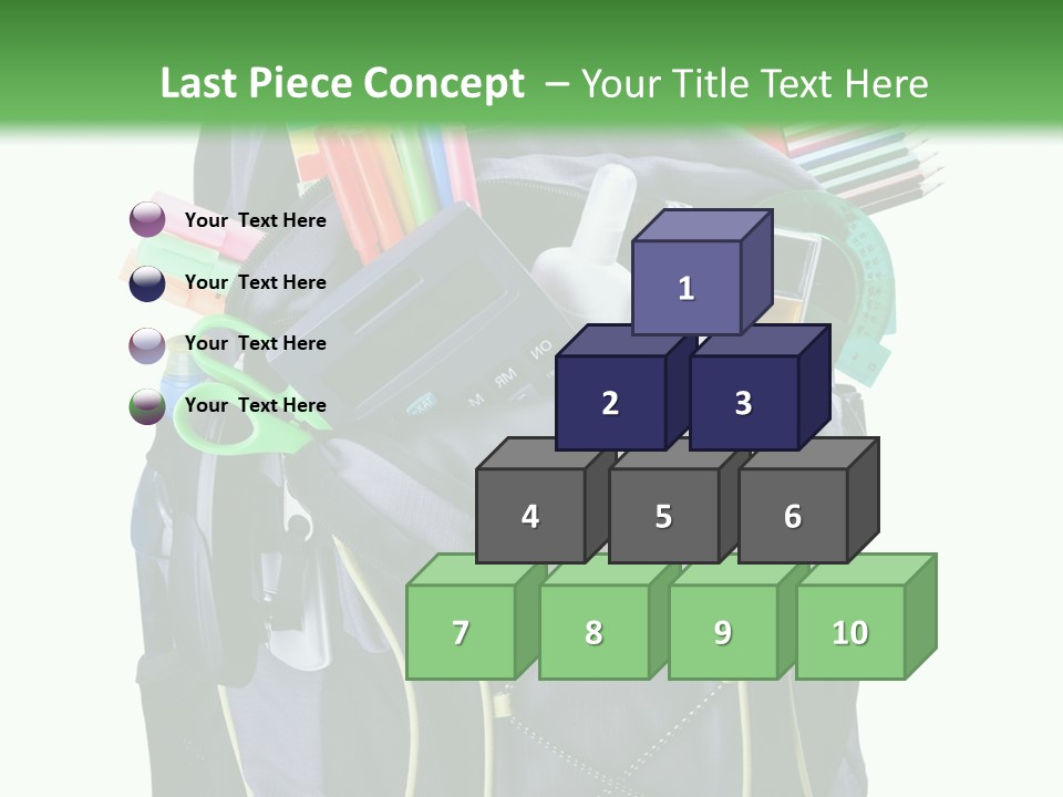 Equipment Board Isolated PowerPoint Template