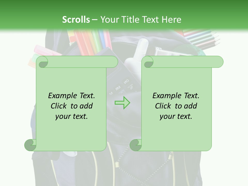 Equipment Board Isolated PowerPoint Template