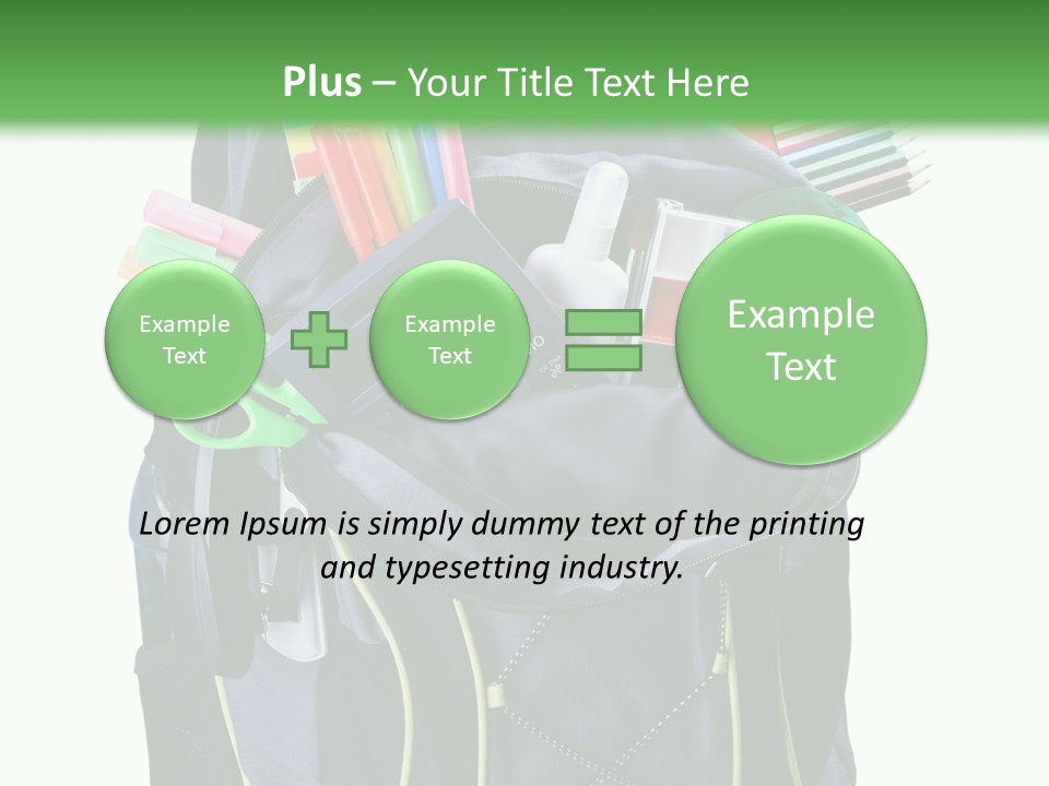 Equipment Board Isolated PowerPoint Template
