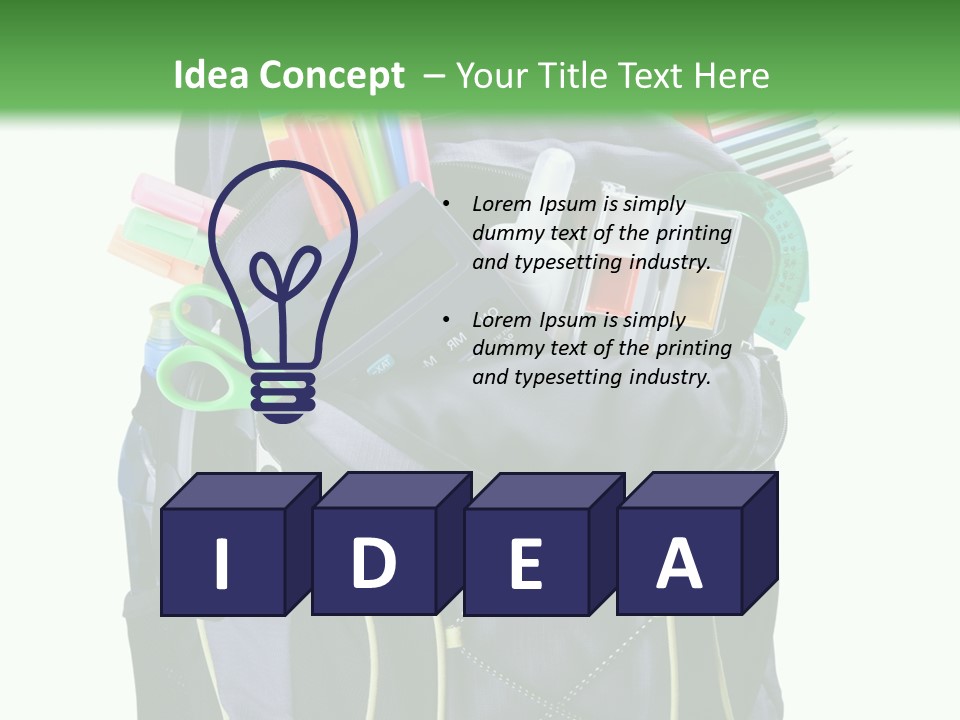 Equipment Board Isolated PowerPoint Template