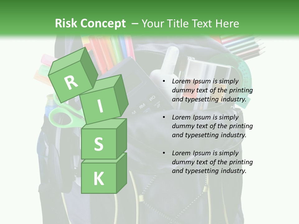 Equipment Board Isolated PowerPoint Template