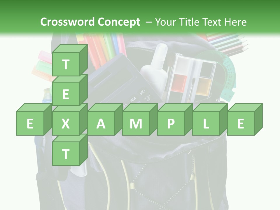 Equipment Board Isolated PowerPoint Template