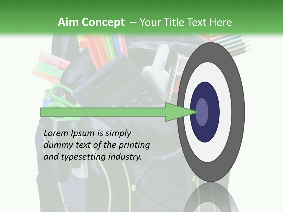Equipment Board Isolated PowerPoint Template